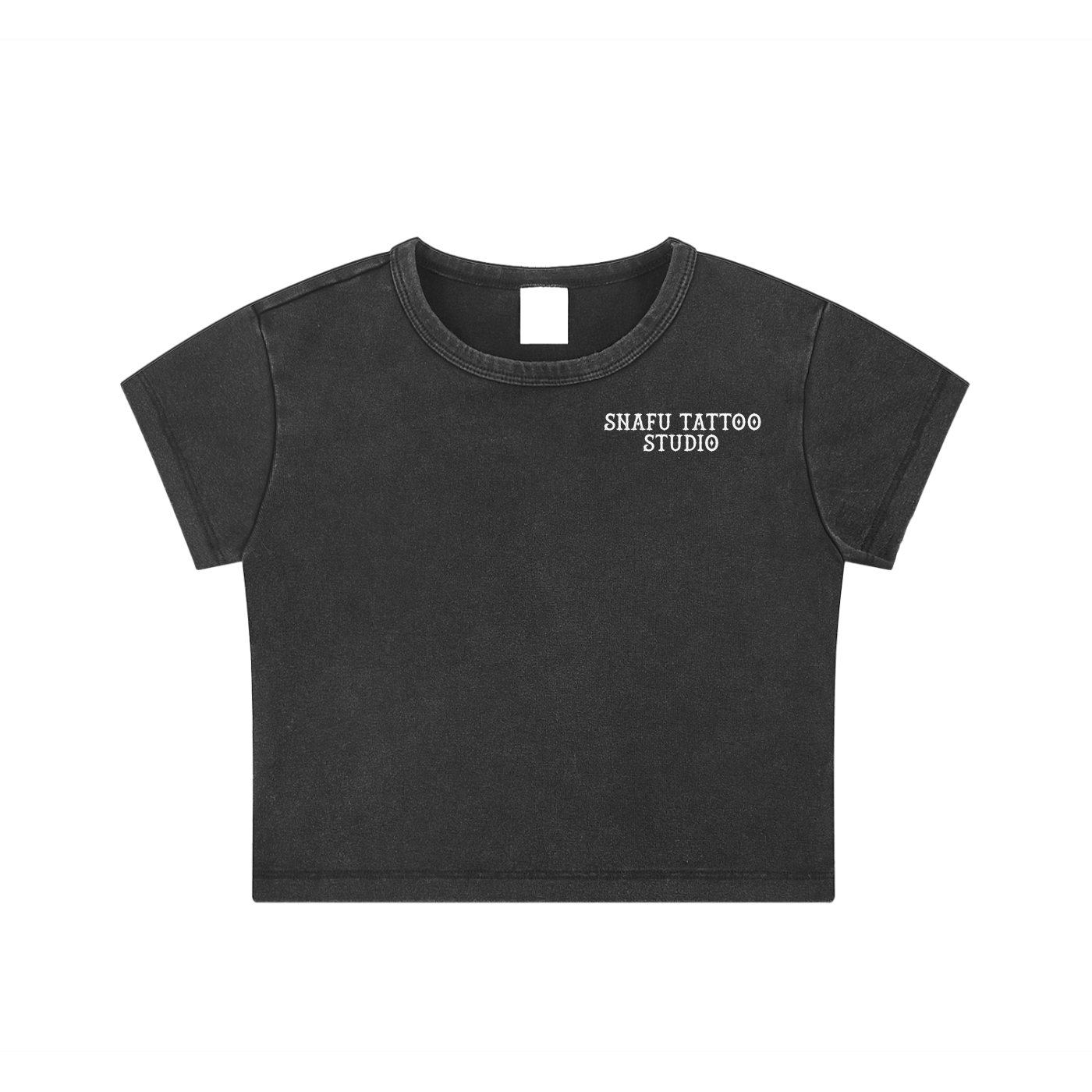 Snow Washed Crop Top